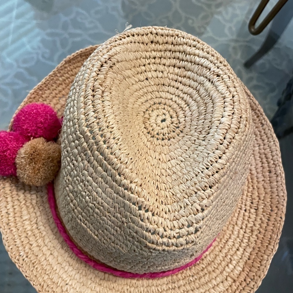 Talbots hat with bon bon - Picture 3 of 6